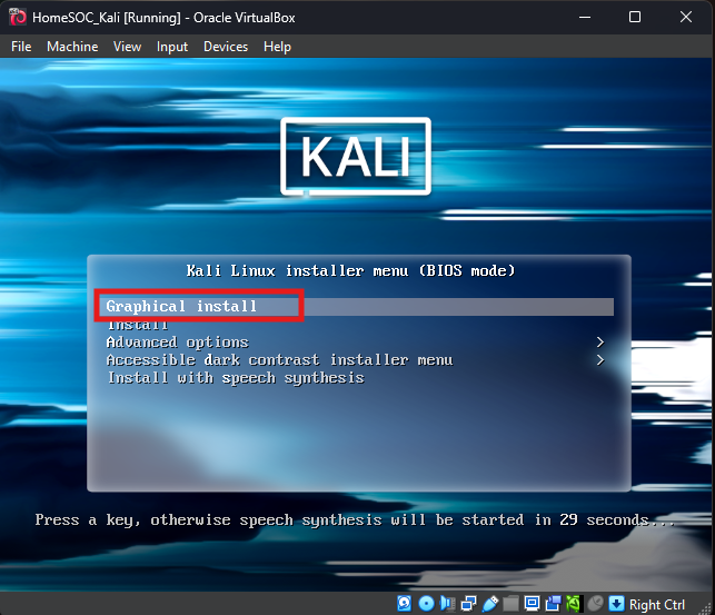 Kali Linux Setup | Home SOC Lab Setup Project